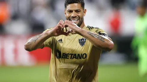 LIMA, PERU – JUNE 6: Hulk of Atletico Mineiro celebrates after scoring the team´s first goal during a Copa CONMEBOL Libertadores group G match between Alianza Lima and Athletico Mineiro at Estadio Alejandro Villanueva on June 6, 2023 in Lima, Peru. (Photo by Daniel Apuy/Getty Images)
