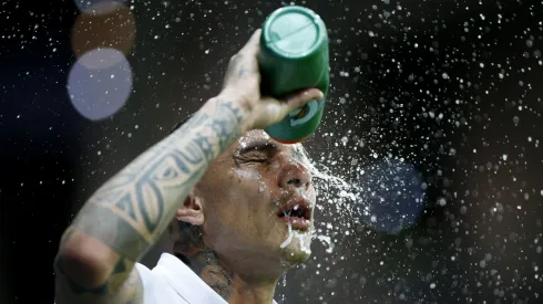 Paolo Guerrero y Colo Colo