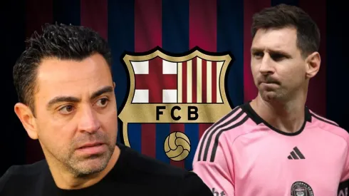 Xavi Hernández y Lionel Andrés Messi.