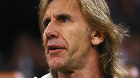 Ricardo Gareca con Carlos Zambrano y Christian Cueva