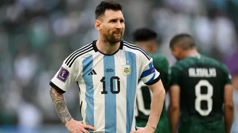 Lionel Messi durante el Mundial de Qatar 2022.
