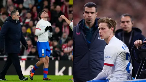 Pedri y Frenkie De Jong, las peores noticias para Barcelona anoche.