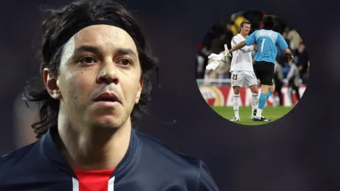 Marcelo Gallardo en sus tiempos por PSG.