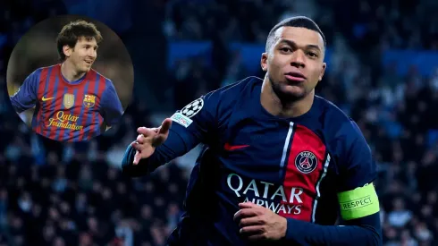 Kylian Mbappé, a las puertas de un récord de Messi. 
