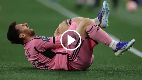 La patada a Lionel Messi que por poco lo fractura en Inter Miami vs. Nashville SC.
