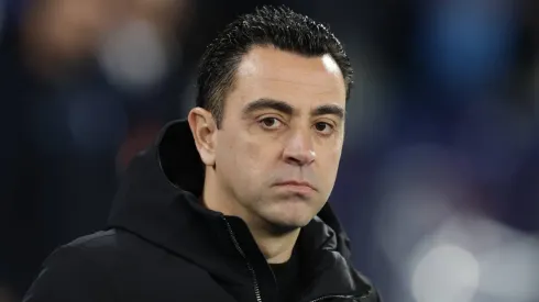 Xavi, entrenador del Barcelona. 

