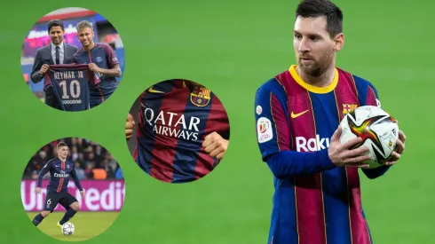Messi, Neymar y los nombres de la guerra Barcelona vs. PSG.
