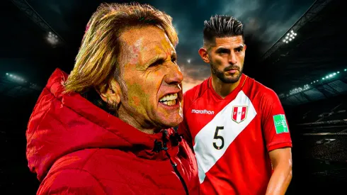 Ricardo Gareca y Carlos Zambrano.