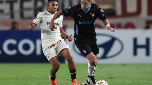 PER: Universitario de Deportes v LDU de Quito. CONMEBOL Libertadores Cup, Group D. Date 1 Alex Arce of LDU de Quito during the CONMEBOL Libertadores Cup, match, Group D, date 1, between Universitario de Deportes and Liga Deportiva Universitaria de Quito played at Monumental Stadium on April 2, 2024 in Lima, Peru. Copyright: xMiguelxMarrufox/xPRESSINPHOTOx MM_240403_102
