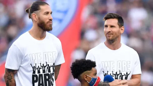 Lionel Messi y Sergio Ramos en sus tiempos por la MLS. 
