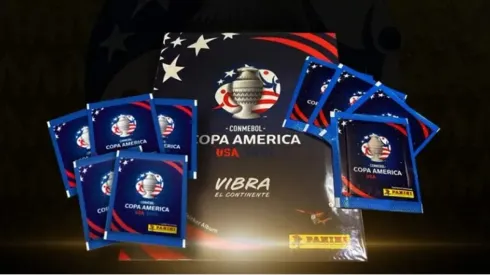 Los codiciados sobres y el álbum de la Copa América 2024.