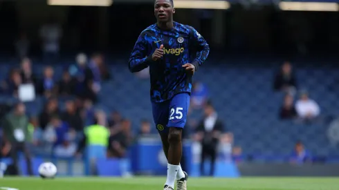 5th May 2024 Stamford Bridge, Chelsea, London, England: Premier League Football, Chelsea versus West Ham United Moises Caicedo of Chelsea warming up PUBLICATIONxNOTxINxUK ActionPlus12638996 JohnxPatrickxFletcher
