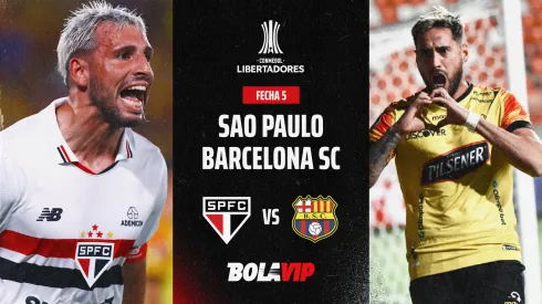 Ver GRATIS y EN VIVO Sao Paulo vs Barcelona SC vía Star plus y ESPN por la Copa Libertadores 2024