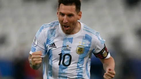 Lionel Messi durante uno de sus goles en la pasada Copa América. 
