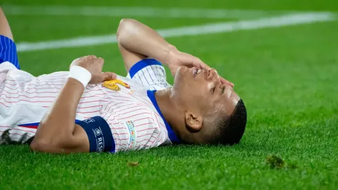 La dolencia de Kylian Mbappé tras su fractura de nariz. 
