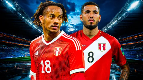André Carrillo y Sergio Peña jugando para Perú.