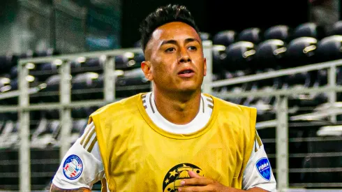 Christian Cueva jugando para Perú.
