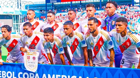 Perú jugando ante Canadá en la Copa América 2024.
