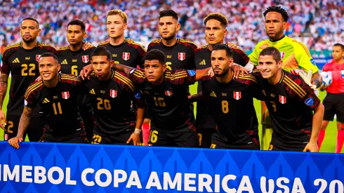 Perú jugando su último partido en la Copa América 2024.

