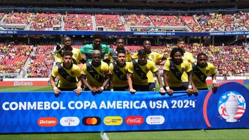 El once de Ecuador para enfrentar a Jamaica. 
