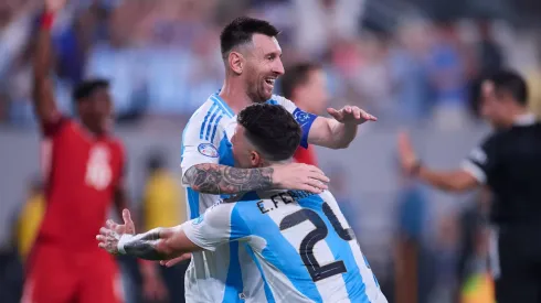 Lionel Messi volvió a la senda del gol con Argentina. 
