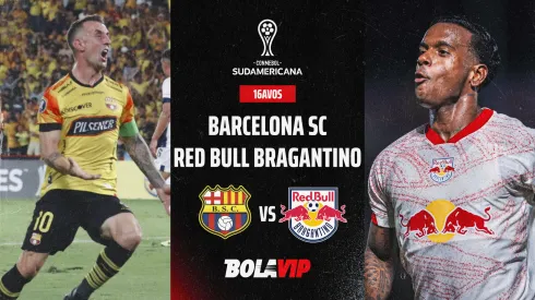 Barcelona SC se enfrenta a Red Bull Bragantino 
