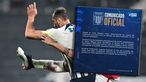 Alianza Lima saca comunicado contra Universitario