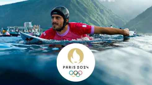 El surfista Alonso Correa va por una medalla para Perú en París 2024.
