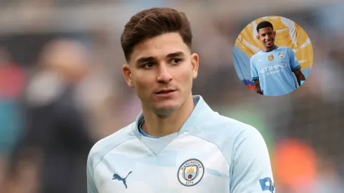 Julián Álvarez, de momento, tiene nuevo compañero en Manchester City. 
