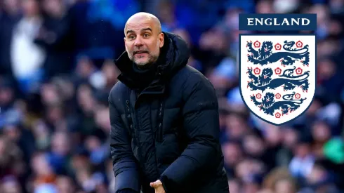 Pep Guardiola empieza a alejarse de la selección de Inglaterra. 
