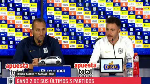 Hernán Barcos y Mariano Soso enojó a hinchas de Alianza Lima