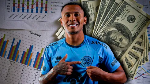 Bryan Reyna, jugador de Belgrano.