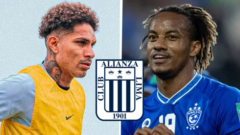 Paolo Guerrero y André Carrillo, jugadores que podrían estar alinear juntos en Alianza Lima.
