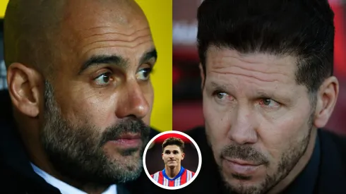 Pep y el Cholo, exponentes de dos estilos muy diferentes de entender el fútbol.
