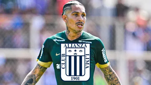 Paolo Guerrero jugando para Alianza Lima.
