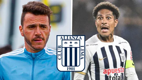 Mariano Soso y Paolo Guerrero, técnico y delantero de Alianza Lima respectivamente.
