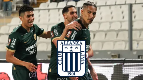 Alianza Lima jugando en la Liga 1 de Perú.
