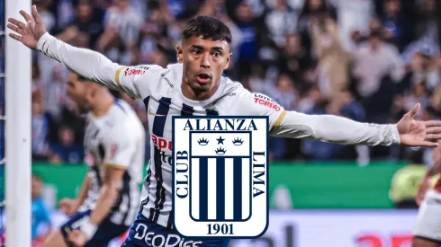 Alianza Lima celebrando un gol en la Liga 1 de Perú.
