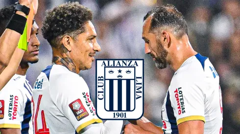 Paolo Guerrero y Hernán Barcos en Alianza Lima.
