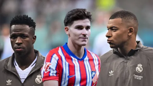 Julián Álvarez, Vinicius y Mbappé, en medio de la crisis de goles en España.