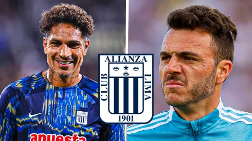 Paolo Guerrero y Mariano Soso, jugador y técnico de Alianza Lima.
