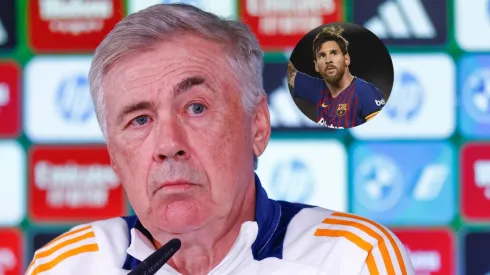 Ancelotti y Real Madrid, a solo 90 minutos de uno de los mayores récords de Messi. 
