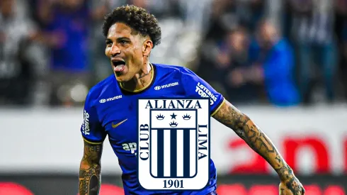 Paolo Guerrero jugando para Alianza Lima.
