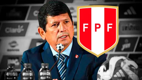 Agustín Lozano, presidente de la Federación Peruana de Fútbol.
