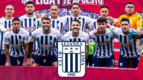 El plantel de Alianza Lima.
