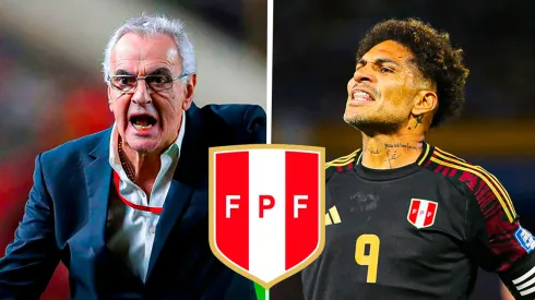 Jorge Fossati y Paolo Guerrero en la Selección Peruana.
