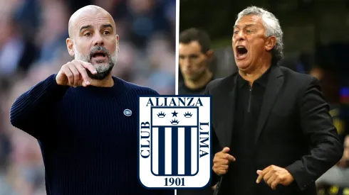 Pep Guardiola y Néstor Gorosito.