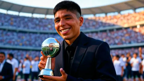 Piero Quispe recibió premio en México.
