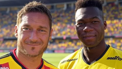 No solo Felipe Caicedo y Totti, Barcelona SC invita a otra estrella para Noche Amarilla 2025. Imagen generada por IA de Grok