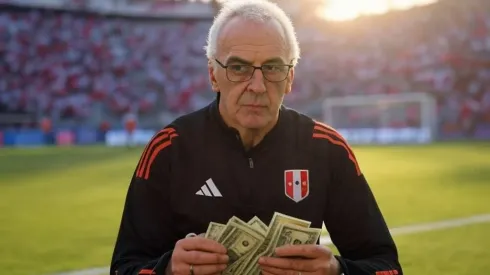Jorge Fossati ha dejado de ser el entrenador de Perú. (Imagen generada por Grok IA)